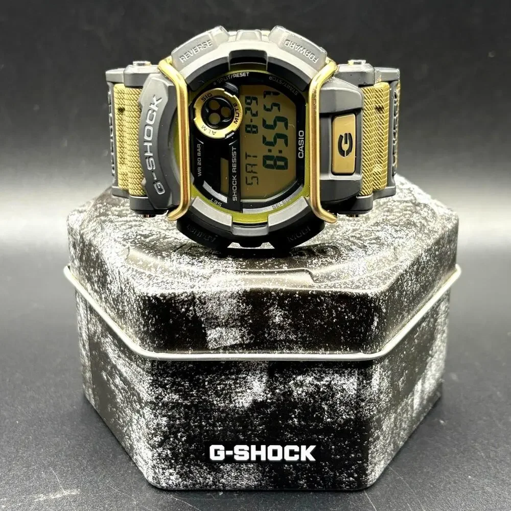 Casio G-Shock GD-400-9 Olive Green Digital World Time Men's Watch